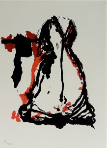 Sérigraphie "Robe" 28x33 cm non encadrée, signée et numérotée 2003 140 €