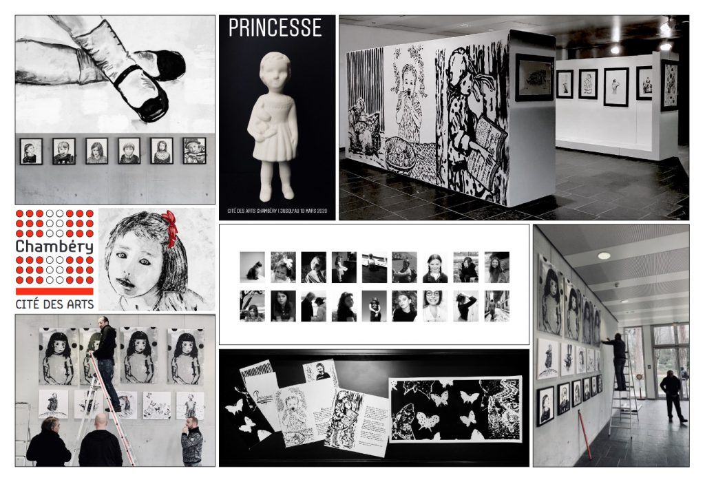 "Princesse", Exposition Cité des Arts, Chambéry, mars 2020